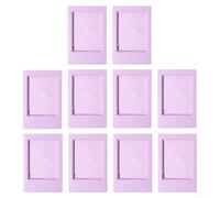 Confezione da 10 mini cornici portafoto per Fujifilm per INSTAX, realizzate per proteggere e visualizzare le tue immagini care (viola)