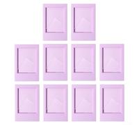 Confezione da 10 mini cornici portafoto per Fujifilm per INSTAX, realizzate per proteggere e visualizzare le tue immagini care (viola)