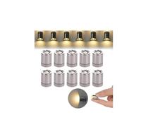 Confezione da 10 mini luci a LED, mini luci a LED, luci elettriche per dollhouse, piccole luci per fai da te, mini luci elettriche per decorazioni fai da te, decorazioni per feste di carta, accessori