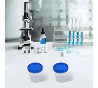 Confezione da 10 misurini graduati da 120 ml, barattoli in plastica con coperchio per misurazioni e conservazione precise (2)