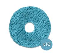 Cecotec Set 10 Mop Panni di Ricambi per Robot Lavavetri Conga Windroid 1090 Double Spray, Consumabile Accessori per Lavavetri, Contiene 10 Pezzi, Ricambio per la Pulizia delle Finestre