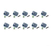 Confezione da 10 moduli sensore di potenza bidirezionale INA219 con interfaccia I2C, splitter CC 3,0-5,5 V per monitoraggio della batteria Arduino Pi, PCB blu 25 x 22 mm