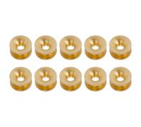 Confezione da 10 occhielli in ottone per decespugliatore, diametro esterno 14 mm, parti di ricambio per guide da giardino, prato per bobine di bordatrici e componenti agricoli