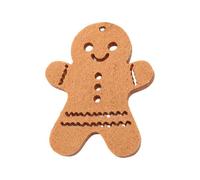 Confezione Da 10 Omini Pan In Feltro Natale Ornamento Con Fiocco Neve Decorazioni Appendere In Tessuto Non Tessuto Per L'albero Feste A Casa Facile Usare Efficiente Per I