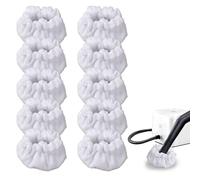 Confezione da 10 panni in microfibra adatti per pulitore a vapore portatile Dupray, piccoli cofani (triangolo) compatibili con pulitore a vapore Dupray Neat, accessori riutilizzabili in panno a vapore