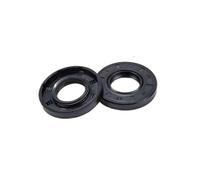 Confezione da 10 paraoli for alberi TC TG FB con doppio labbro, diametro interno 20 mm, misure multiple, neri(20x42x5mm)