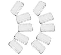 Confezione da 10 pezzi per unghie finte: scatola trasparente multiuso per