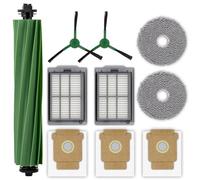 Confezione da 10 pezzi Plus 505 Combo parti di ricambio per robot robot combinato iRobot Plus 505/Plus 405 Combo Robot Aspirapolvere, 1 spazzola a rullo, 3 sacchetti per la polvere, 2 panni per mocio