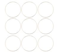 Confezione da 10 Pollici Anelli un Cerchio nel con Floreale un C3815