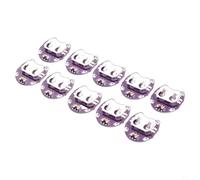 Confezione da 10 porta batterie a bottone con interruttore a scorrimento, modulo di montaggio compatibile con Lilypad per Arduino, Wearables & E-Textiles - Scheda PCB da 29 x 30 mm, ad alta velocità