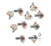 Confezione da 10 potenziometri da 500 K per chitarra e basso, adatti per un tono preciso in chitarre elettriche e bassi, controllo del volume della chitarra