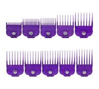Confezione da 10 protezioni magnetiche per tagliacapelli Andis, guide professionali per tagliacapelli Andis Master, da 1/16" a 1" (viola)