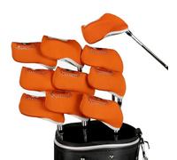 Confezione da 10 protezioni per mazze da golf: trasparenti per la testa resistente, antiurto per putter di driver in legno di ferro, protezione di fác