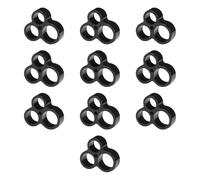 Confezione da 10 protezioni trasparenti in silicone per porte e porte, invisibili, per interni e uso domestico