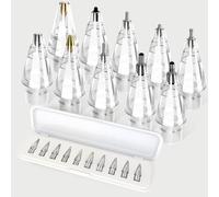 Confezione da 10 punte di ricambio compatibili con Apple Pencil Pro/USB-C/2a/1a generazione, resistenti all'usura per pittura, pennino ad alta sensibilità per scrittura