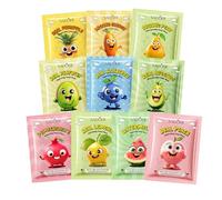 Confezione da 10, pura maschera naturale fruttata per il viso,Idratante, idratante, pulizia profonda dei pori, nutriente, anti-invecchiamento, set di maschere per il viso per tutti i tipi di pelle