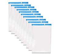 Confezione da 10 sacchetti di compressione sottovuoto, risparmio di spazio di 35 x 50 cm, non c'è bisogno di un aspirapolvere o di una pompa. trasparenti per viaggi, vestiti, piumini, cuscini,