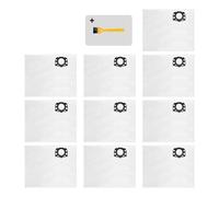 Confezione Da 10 Sacchetti For Aspirapolvere KFI 357, Compatibili Con Kärcher, WD3s WD 3 V-17/4/20 2.863-314.0 WD2 Plus Kwd 3 KWD1-2 SE 4001 Plus(10 Pcs Bag 1 Brush)