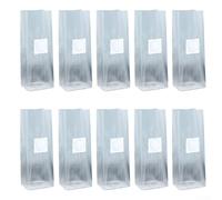 Confezione da 10 sacchetti per la coltivazione di funghi, per varietà gourmet e medicinali in polipropilene, pieghevoli, ad alta resa (18 x 50 x 6)