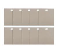 Confezione da 10 sacchetti per tostapane, riutilizzabili, in tessuto di vetro, adatti per cucinare e pulire un gioco da ragazzi, compatti e comodi, leggeri e pieghevoli (17 x 19 cm)