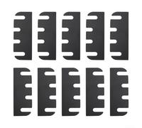 Confezione da 10 spessori per cerniere per la riparazione di fessure delle porte, materiale PVC da 10 cm per una regolazione precisa delle cerniere delle porte