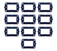 CONFEZIONE DA 10 SUPPORTI A 3 MODULI, PER CASSETTA SCATOLA 503, PER PLACCA A 3 POSTI, COMPATIBILE CON BTICINO LIVING, SERIE SPACE, SERIE CIVILE, MASCHERINA