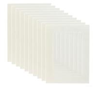 Confezione da 10 supporti per foto con angoli di taglio precisi a 45 gradi per una presentazione pulita e un look professionale per foto e opere d'arte in formato A4