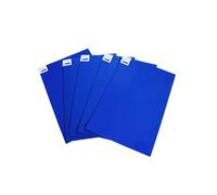 Confezione da 10 tappetini adesivi da 300 fogli, 45 x 90 cm, per camere bianche, laboratori, ospedali e costruzioni, cattura sporco e detriti da scarpe e attrezzature