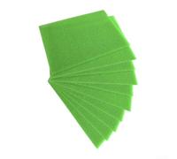 Confezione da 10 tappetini per frigorifero, spugna imbottita per prodotti freschi, inibiscono i batteri, circolazione dell'aria, facili da pulire, per protezione dalla muffa e sicurezza alimentare