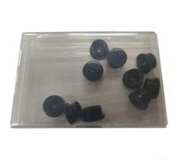 Confezione da 10 tappi a vite in plastica neri M10 compatibili con Riddell Speedflex casco da calcio valvola di fermo coperchio