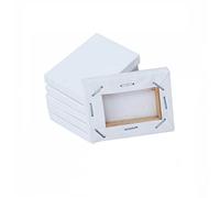 Confezione da 10 tele bianche per artisti, 7 x 9 cm, pannelli rettangolari per pittura a olio acrilica