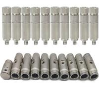 Confezione da 10 Ugelli Nebulizzatori in Ottone Ad Alta Pressione con Filtro Ugelli Nebulizzatori 10/24 U con Interfaccia 3/8 Connettore Rapido Ugello Nebulizzatore per Il Co, Orifice 0.7mm,