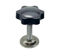 Confezione da 10 viti a stella M8, bulloni per stringere a mano senza | Bulloni di serraggio a mano senza attrezzi con impugnatura da 31 mm per montaggio base ombrello e per lavori pesanti (M8 x 60