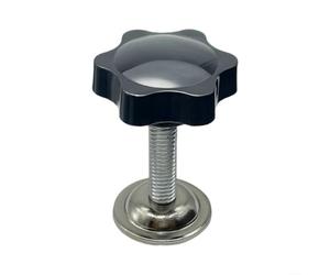 Confezione da 10 viti a stella M8, bulloni per stringere a mano senza | Bulloni di serraggio a mano senza attrezzi con impugnatura da 31 mm per montaggio base ombrello e per lavori pesanti (M8 x 60