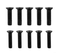 Confezione da 10 viti di fissaggio, filettatura sinistra M5/M6, lunghezza 22 mm per adattatore mandrino trapano UNF