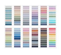 Confezione da 100/120 linguette colorate appiccicose dai colori vivaci per pagine adesive, scrittura fluida, 2400/2000 pezzi