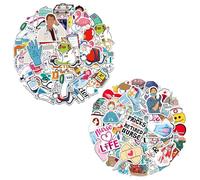 Confezione Da 100 Adesivi A Tema Medico E Infermiere, Adesivi Graffiti, Adesivi Decorativi Creativi, Possono Essere Utilizzati Per Decorare Motociclette, Skateboard, Biciclette, Ecc.