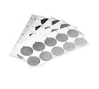 Confezione da 100 adesivi per cialde di caffè, 37 mm, in alluminio, color argento, adatti per una facile applicazione, pellicola sigillante per caffè