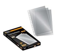 Confezione da 100 buste Folio trasparenti multiforate Ingraf - Finitura cristallo NEW