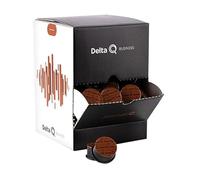 Confezione da 100 capsule di caffè compatibili e 100 bustine di zucchero. Aroma intenso. Compatibili con Macchine Delta Q