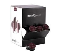 Confezione da 100 capsule di caffè compatibili e 100 zuccheri. Compatibili con Macchine Delta Q