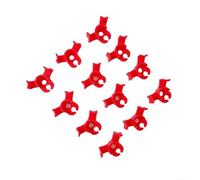 Confezione da 100 clip per piante realizzate in plastica PP riutilizzabile per un uso a lungo termine in condizioni di crescita umide e secche (bianco)