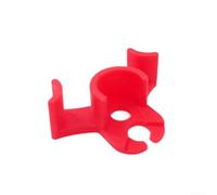 Confezione da 100 clip per steli per piante realizzate in plastica PP riutilizzabile per un uso a lungo termine in condizioni di crescita umide e secche (rosso)