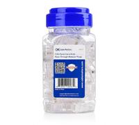 Confezione Da 100 Connettori RJ45 Pass-Through Cat 6 (RJ45 Pass through Connetto