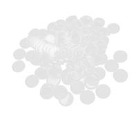 Confezione da 100 contenitori trasparenti rotondi per monete da collezione, diametro 21 mm