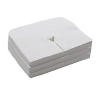 Confezione da 100 coperture per lettino da massaggio, in tessuto non tessuto, per donne, beauty spa, saloni di bellezza, lettino, set di coperture per il viso, morbide e confortevoli, set di coperture