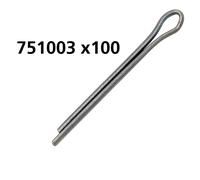 Confezione da 100 coppiglie 1/16"x3/4" #515 e #518