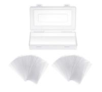 Confezione da 100 custodie trasparenti per banconote con custodia per organizzare e proteggere la tua collezione