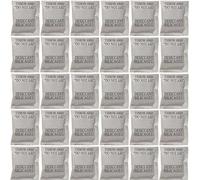 Confezione da 100 disseccanti anti muffa ad assorbimento dell'umidità; 2 g/confezione di gel di silice essiccante per uso alimentare; confezioni assorbitori di umidità per conservare alimenti, spezie