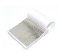 Confezione da 100 fogli di carta laminata color oro e argento, ideali per fai da te, artigianato e decorazione di torte, per migliorare le tue celebrazioni (08)